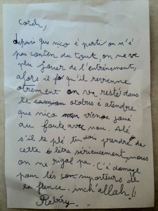 La vraie lettre de Ribéry à Domenech