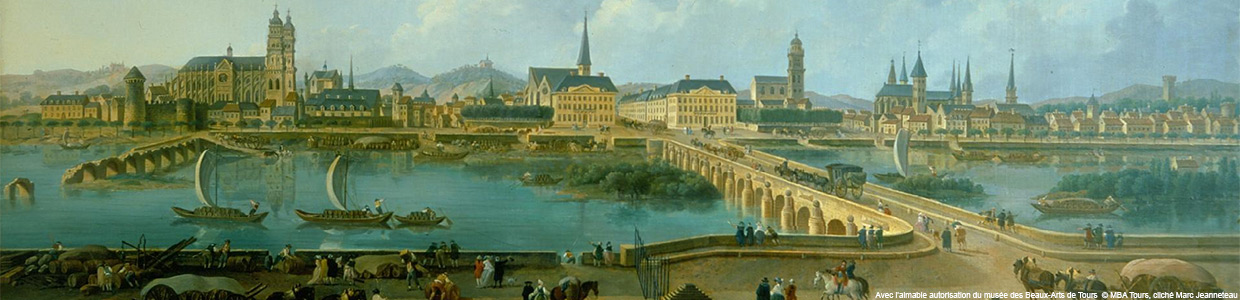 Vue panoramique de Tours 1787